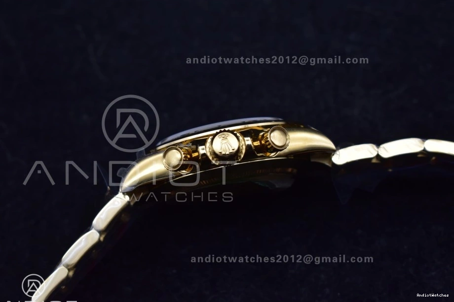 746 V Black Best Daytona Sporty Edition on Dial Diamonds YG SH4130 Bracelet 116508 QF 1:1 0718